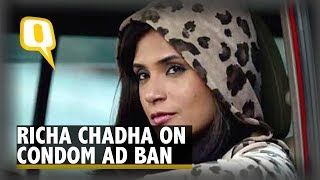 Bholi Punjaban Richa Chadha Reacts to Condom Ad Ban  The Quint [upl. by Thetos]