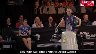 2022 PWBA Twin Cities Open Match 3 Danielle McEwan vs Shannon OKeefe [upl. by Aicsile]