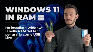 🚀 Ho installato Windows 11 nella memoria RAM • Una 💣 in velocità [upl. by Verras]