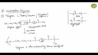 Polymers  Teflon Nylon6 66 amp 610 Polyester terylene  Lecture5 [upl. by Siuqcram]