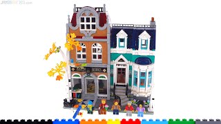 LEGO Creator Bookshop modular review 10270 [upl. by Kania432]