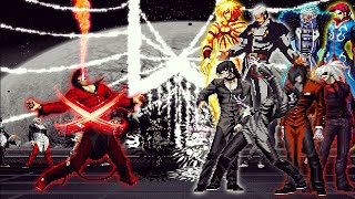 KOF Mugen Samael Vs Phoenix Bosses Bosses Element Team [upl. by Ecneralc230]