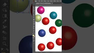 3D Balls In Adobe Illustrator AdobeIllustrator 3DBalls 3DEffect3DGraphics 3DSpheres [upl. by Elohcim154]