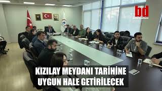 KIZILAY MEYDANI TARİHİNE UYGUN HALE GETİRİLECEK [upl. by Karee]