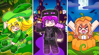 ONE COLOR SPOOKY Build Battle Challenge in Minecraft [upl. by Noletta]