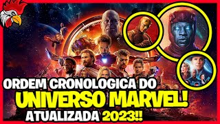 CRONOLOGIA DO UNIVERSO MARVEL 2023 ATUALIZADA COM TODOS OS FILMES E SÉRIES EM ORDEM CRONOLÓGICA [upl. by Oettam]