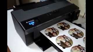 GoPrint UV Diy UV Led CD printer [upl. by Ellerred]