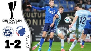 Sønderjyske  FCK 12 Highlights DBU Pokalen [upl. by Annaitsirhc]