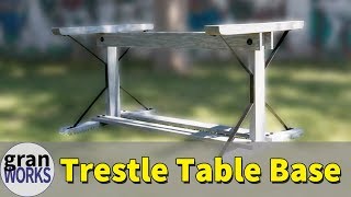 Distressed Trestle Table  Part 1  Woodworking  HowTo [upl. by Jeri]