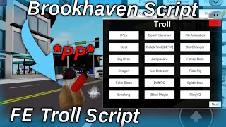 FE Brookhaven Script R4D Hub Admin Commands Troll Lag Server  Arceus x Fluxus Hydrogen Delta [upl. by Docilla]