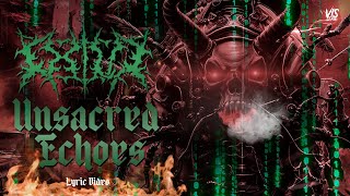 Exille Alef  Unsacred Echoes  Official Lyric Video [upl. by Parik]