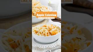 Apple Loaded Coleslaw  The Healthiest no Mayo Coleslaw of the Summer [upl. by Pardo]