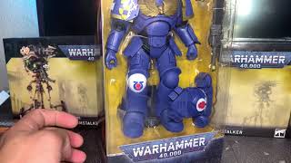 McFarlane Toys Warhammer 40K Ultramarines Primaris Assault Intercessor review [upl. by Danyette336]