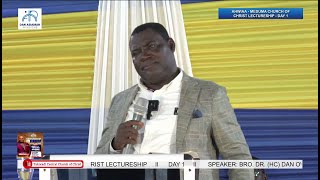 Ahwiaa  Meduma Church of Christ Lectureship  Day 1 Part B 011124 by Bro Dr Dan Owusu Asiamah [upl. by Croydon]