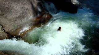 Fanconia Falls Natural Rock Water Slide [upl. by Nihsfa]