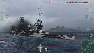 World of Warships  Fuso  Bottom Tier  So Near  So Far [upl. by Aivul]