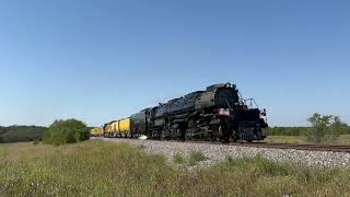 UP 4014 quotBig Boyquot Steam at Pottsboro Texas [upl. by Arinayed]