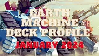 YUGIOH EARTH MACHINE DECK PROFILE JANUARY 2024 [upl. by Inattirb743]