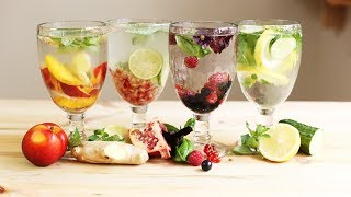 4 REȚETE DE APĂ DETOXIFIANTĂ I Valeries Food [upl. by Anauqaj314]