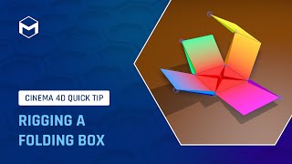 C4DQuickTip 103 Rigging a Folding Box in Cinema 4D [upl. by Darrick]