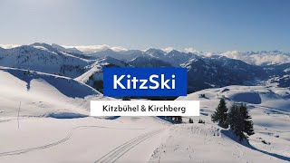 Wintersport in KitzSki het skigebied van Kitzbühel en Kirchberg [upl. by Columbyne]