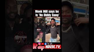 Meek Mill says he is ‘No Diddy Gang’ from now on😳🗣️ [upl. by Zaneta462]