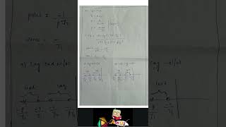 Pole Zero Plot of LagLead Compensators in Control Systems [upl. by Madeleine]