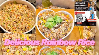 How to make Delicious fried rice Quick and Tasty VeggiesBeef ampBeans Combo [upl. by Ainit765]