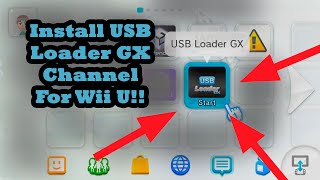 Get the USB Loader GX Channel on Wii U USB Loader GX Wup 2023 TIRAMISU VERSION [upl. by Nahgen1]