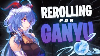 Rerolling for Ganyu  Genshin Impact 24 [upl. by Aidil]