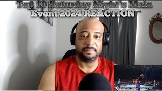 Top 10 Saturday Night’s Main Event 2024 moments REACTION [upl. by Ylevol]