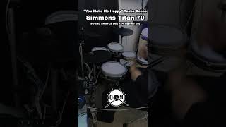 Simmons Titan 70  BEST ELECTRIC DRUMS Sound Sample electricdrums simmons titan70 drums [upl. by Jowett]