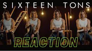 Sixteen Tons  Geoff Castellucci Cover Reaction [upl. by Atnauq]