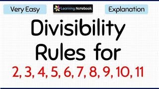 DIVISIBILITY TEST BY 234  EASY SOLUTION BY SUNANDA CH RANA  MATHEMATICS [upl. by Ilecara470]