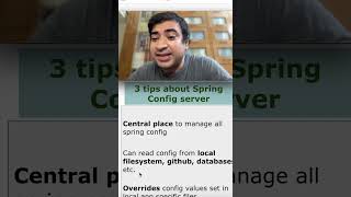 Spring Boot config server 3 tips shorts codingtips springboot [upl. by Hsital]