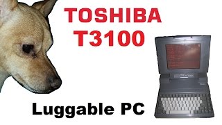 Toshiba T3100 [upl. by Ellirehs]