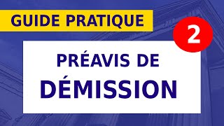 DÉMISSION  LE DÉLAI DE PRÉAVIS 11bis [upl. by Loveridge]