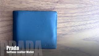 Prada Saffiano Leather Wallet  Review [upl. by Akahs]