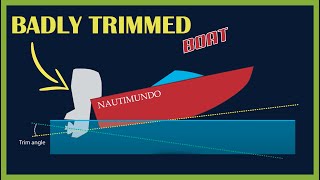 How to TRIM your BOAT with OUTBOARD or STERNDRIVE Basics Of Boat Trim – NAUTIMUNDO [upl. by Jacquet]