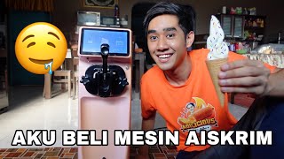 AKU BELI MESIN AISKRIM 🤤🍦 [upl. by Haerb]