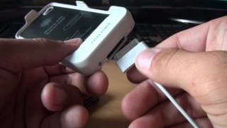 BATTERIE EXTERNE POUR IPHONE 4  4S sur Shopisaprocom [upl. by Celesta]