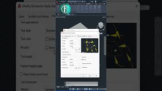 AutoCAD 3D How to used DIMENSION STYLE DIMSTYLE Command 3D Modeling Autodesk shorts [upl. by Christiane514]