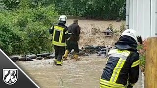 Weltersbach überflutet Seniorenheim in Leichlingen [upl. by Ri]