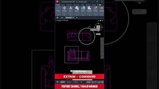 AutoCAD Hack 17  Boost Your Speed with the EXTRIM Command autocadtips [upl. by Kind]