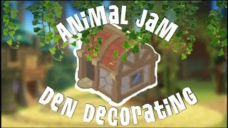 NON MEMBER DEN DECORATING  Animal Jam [upl. by Aierbma20]