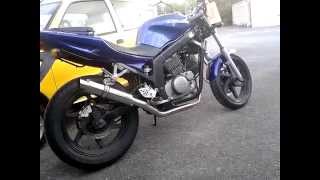 hyosung gt 125 cc comet extream exhaust soundaprilia rsvDuca [upl. by Leafar184]