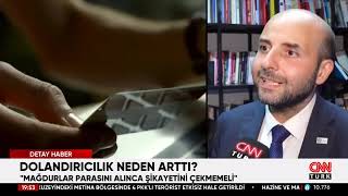 CNN Türk  Prof Dr Ali Murat Kırık  Türkiyede dolandırıcılık olayları neden artış gösteriyor [upl. by Cecilia]