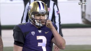 Jake Browning Washington QB 3 Vs Utah 2018 PAC12 Championship [upl. by Doherty]