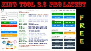 king tool 26 pro latest  remove pattern password frp [upl. by Eibbil]