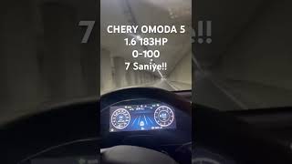 CHERY OMODA 5 0100 0150 Hızlanma Acceleration [upl. by Dusty]